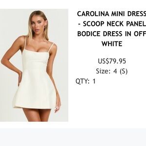 Showpo White Mini Dress